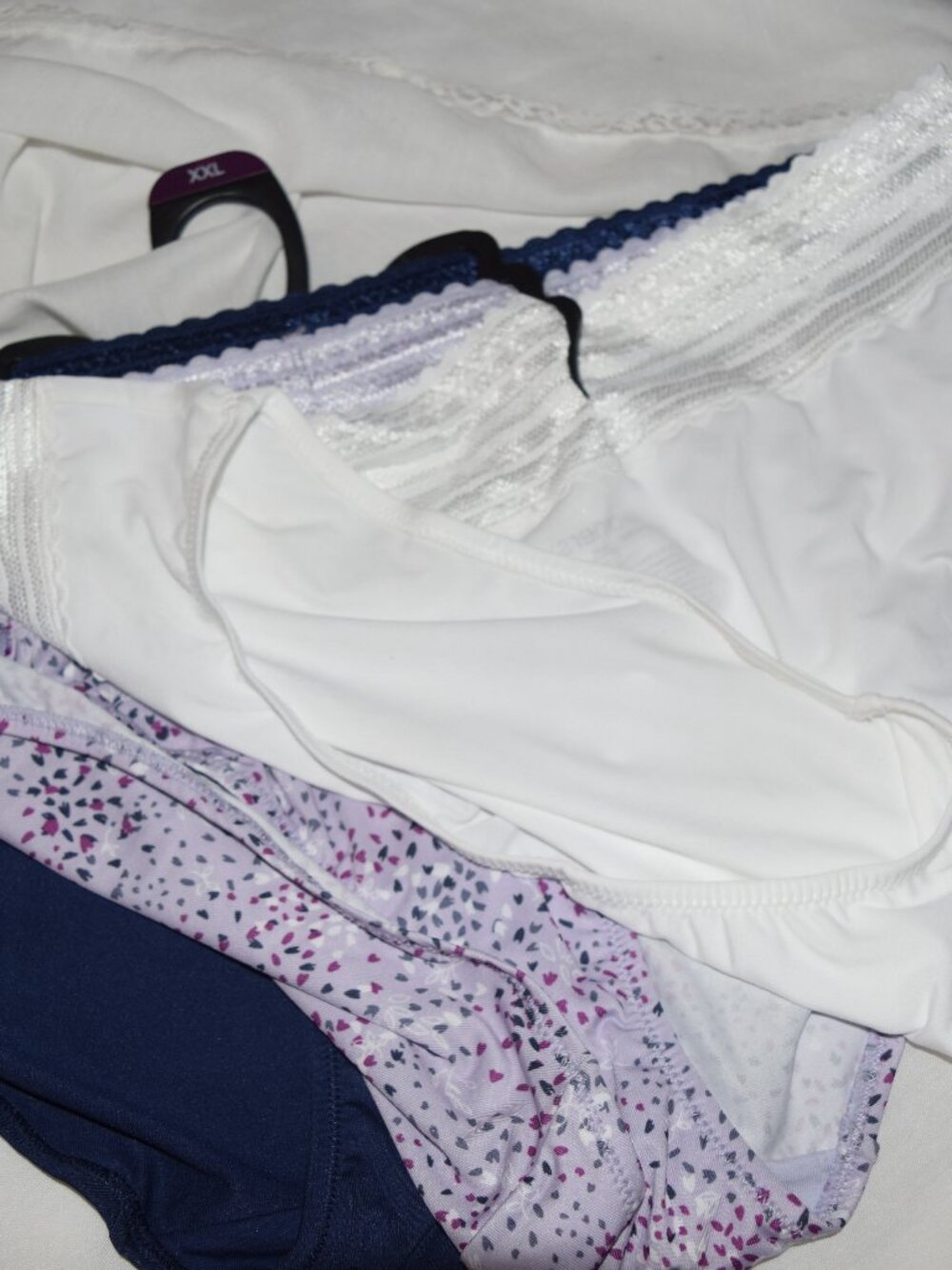 NEW Warners 3 Pack Nylon Panties, Size 9/XXL